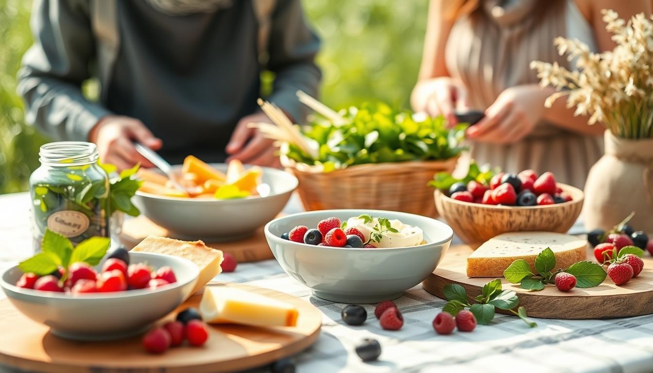 Quick weeknight dinner prepared in a home kitchen